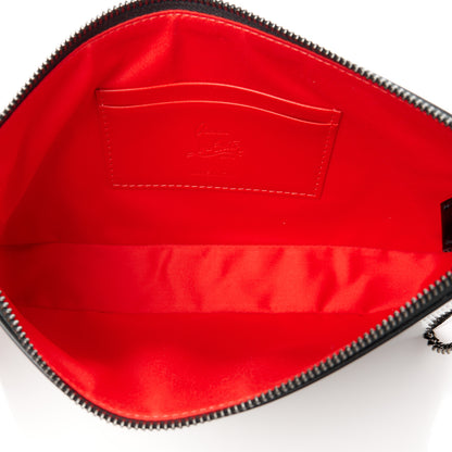 Christian Louboutin Patent Loubila Chain Clutch Black 5 of 9