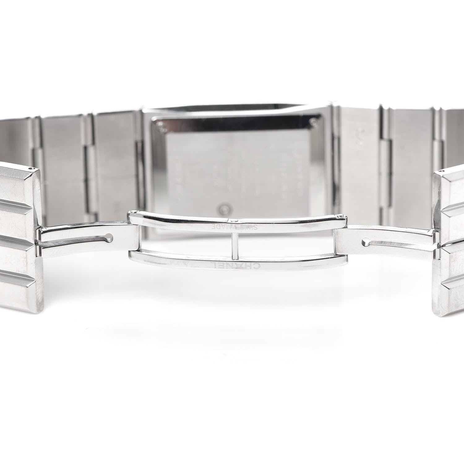 Chanel Stainless Steel Diamond 24mm Chocolat Digital Quartz Watch 5 of 5