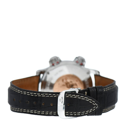 Jaeger-LeCoultre Stainless Steel Alligator 41.5mm Master Compressor Memovox Automatic Watch Black 146.8.97/1 3 of 5