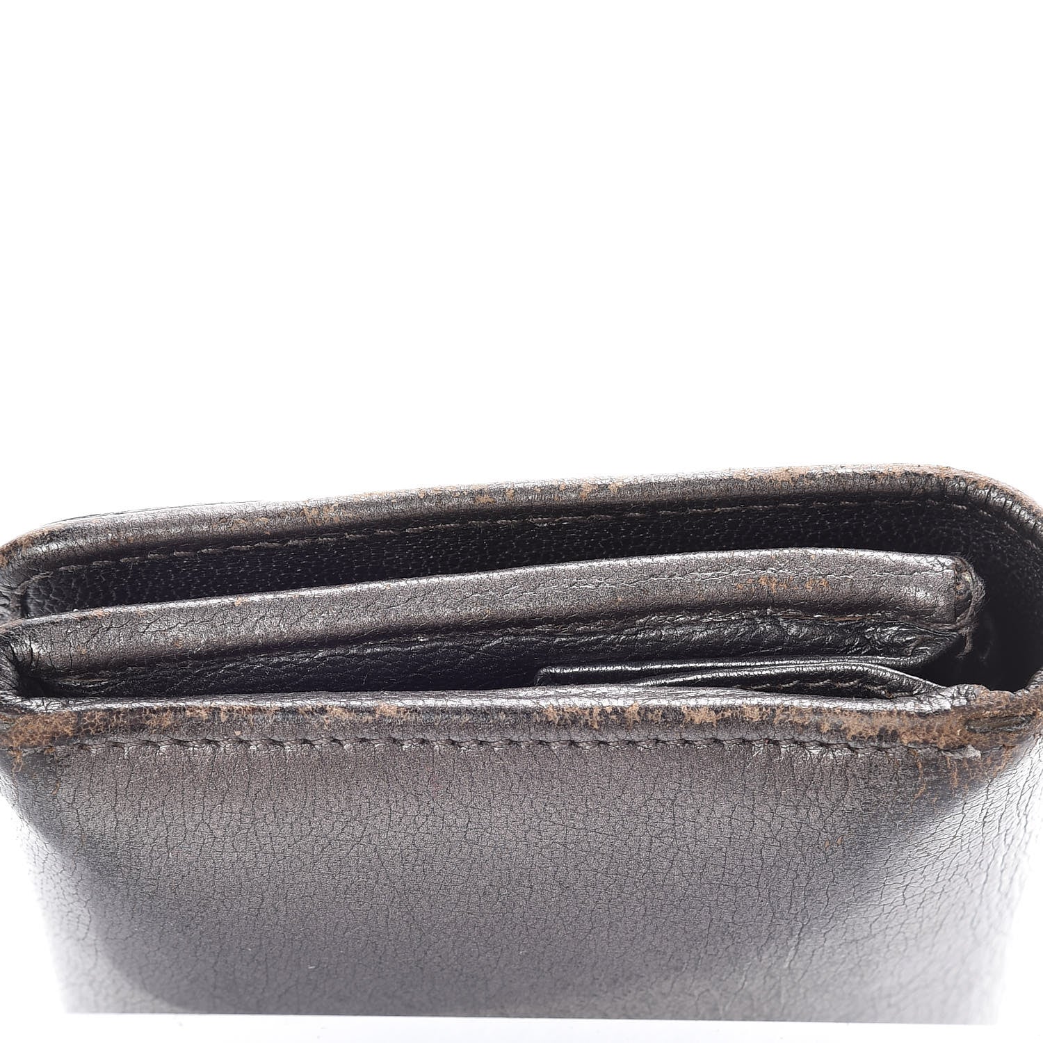 Balenciaga Agneau Classic Gold Hardware Money Wallet Bronze 19 of 24