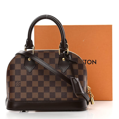 Louis Vuitton Damier Ebene Alma BB 11 of 11