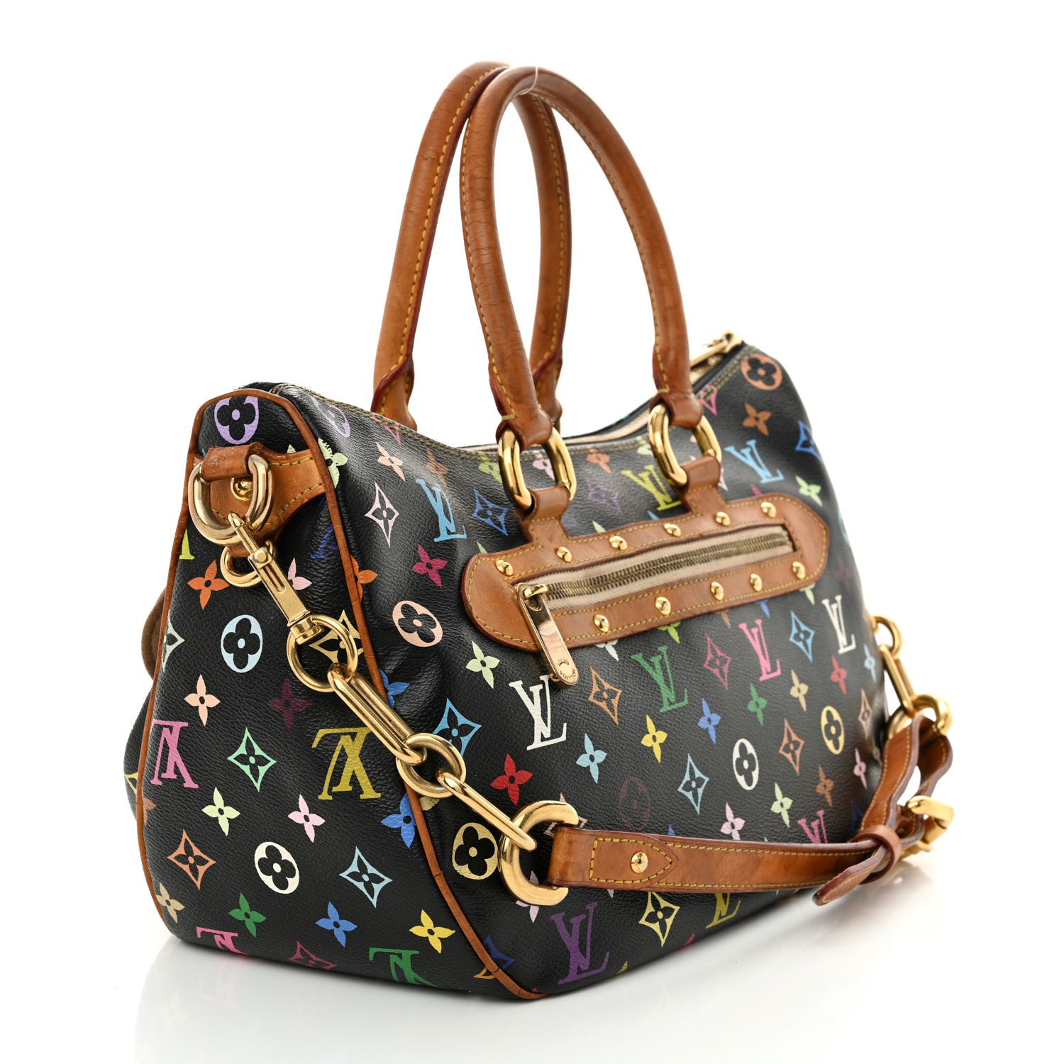 Louis Vuitton Monogram Multicolor Rita Black 3 of 17