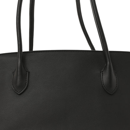 The Row Grained Calfskin Terrasse Bag Dark Brown 7 of 9