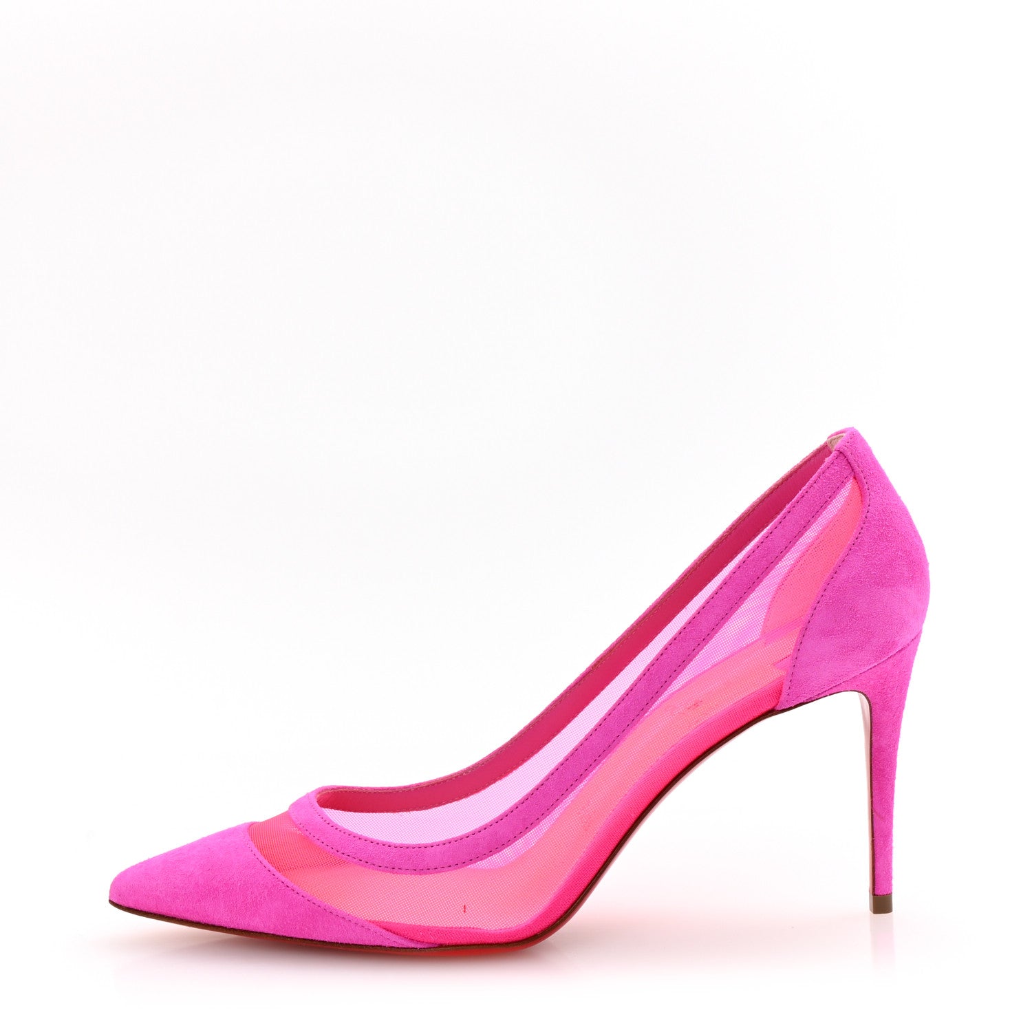 Christian Louboutin Veau Velours Rete Galativi 85 Pumps 37 Diva 1 of 8