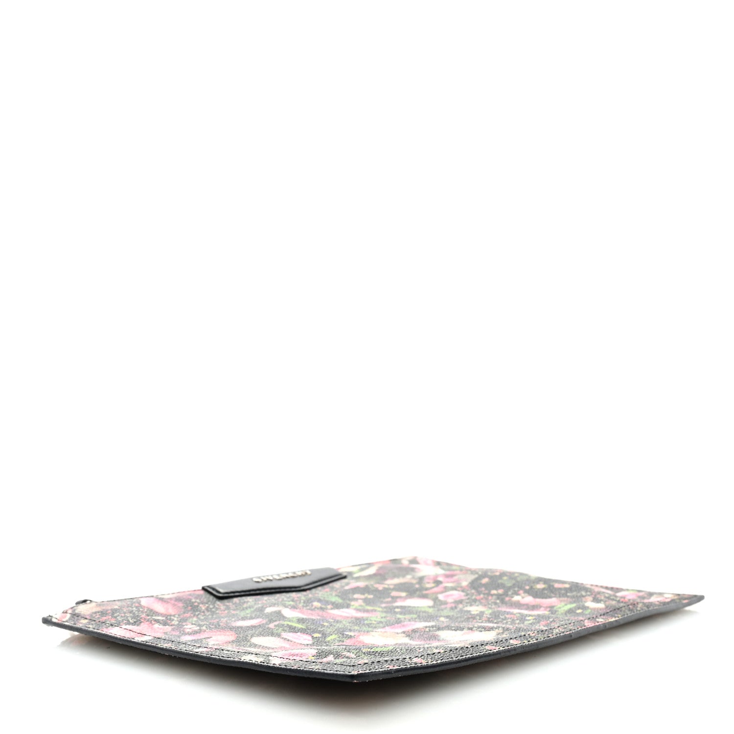 Givenchy Coated Canvas Roses Camouflage Print Medium Antigona Zip Pouch Black 4 of 6
