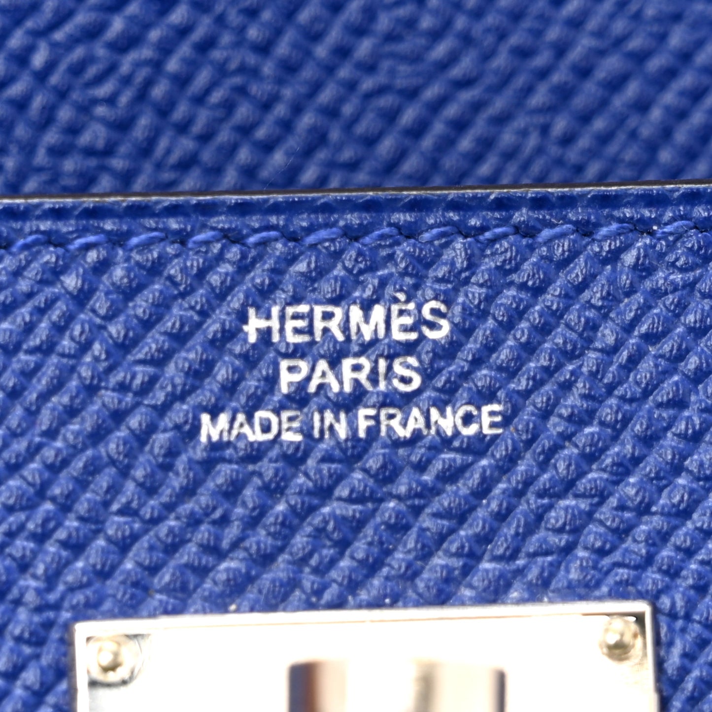 Epsom Kelly Longue Wallet Bleu Electrique