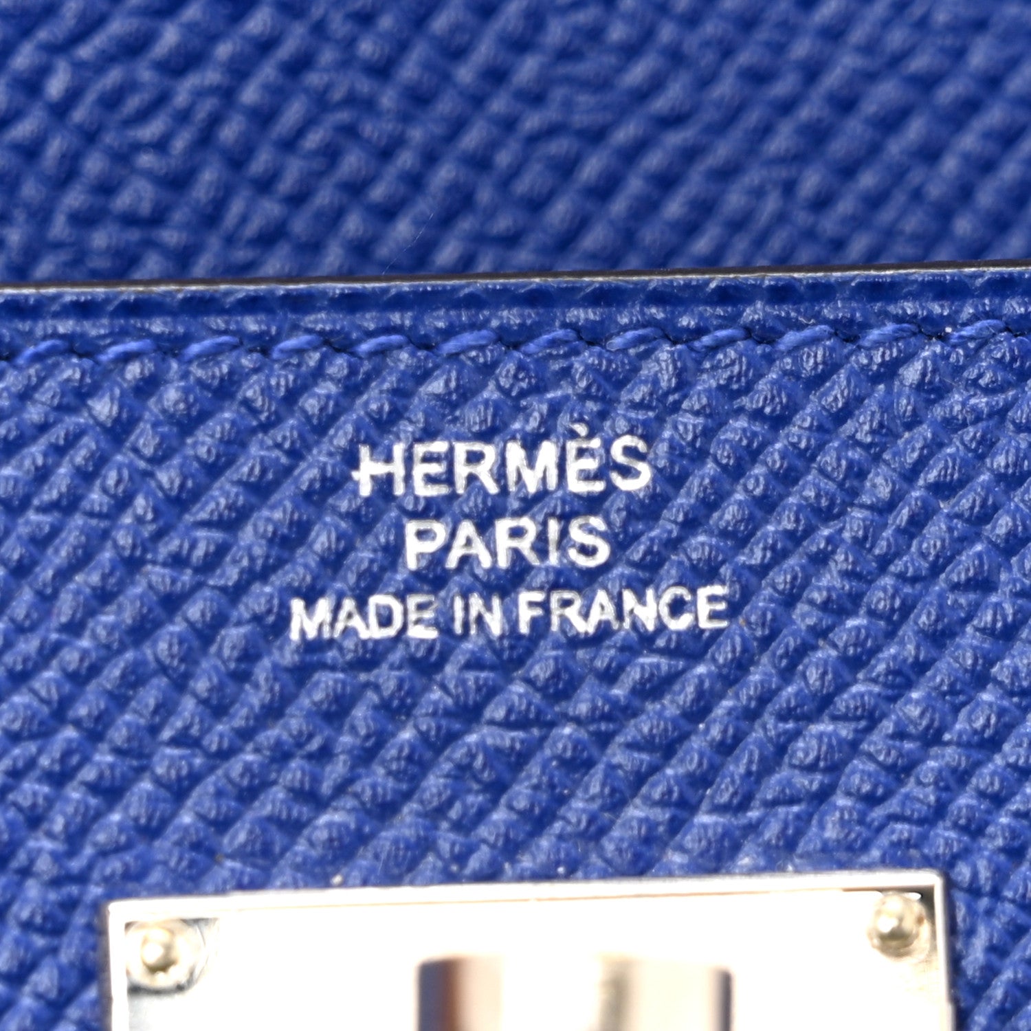 Hermes Epsom Kelly Longue Wallet Bleu Electrique 6 of 8