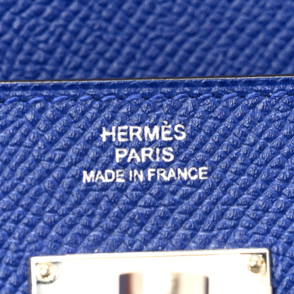Hermes Epsom Kelly Longue Wallet Bleu Electrique 6 of 8