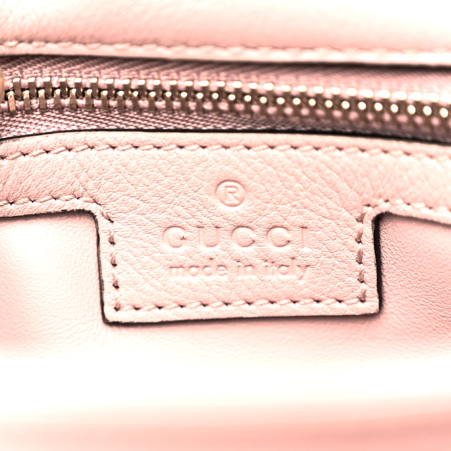 Roxy Calfskin Web Medium Blondie Top Handle Shoulder Flap Bag Powder Pink