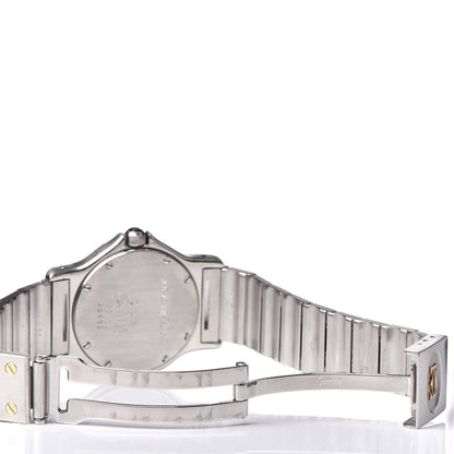 Cartier Stainless Steel 18K Yellow Gold 29mm Santos Octagon Quartz Watch 8 of 9