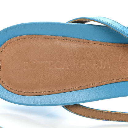 Bottega Veneta Lambskin Stretch Multi Strap 90mm Sandals 41 Sky Blue 7 of 11