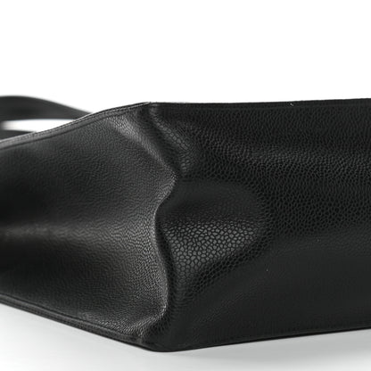 Chanel Caviar CC Tote Black 10 of 11