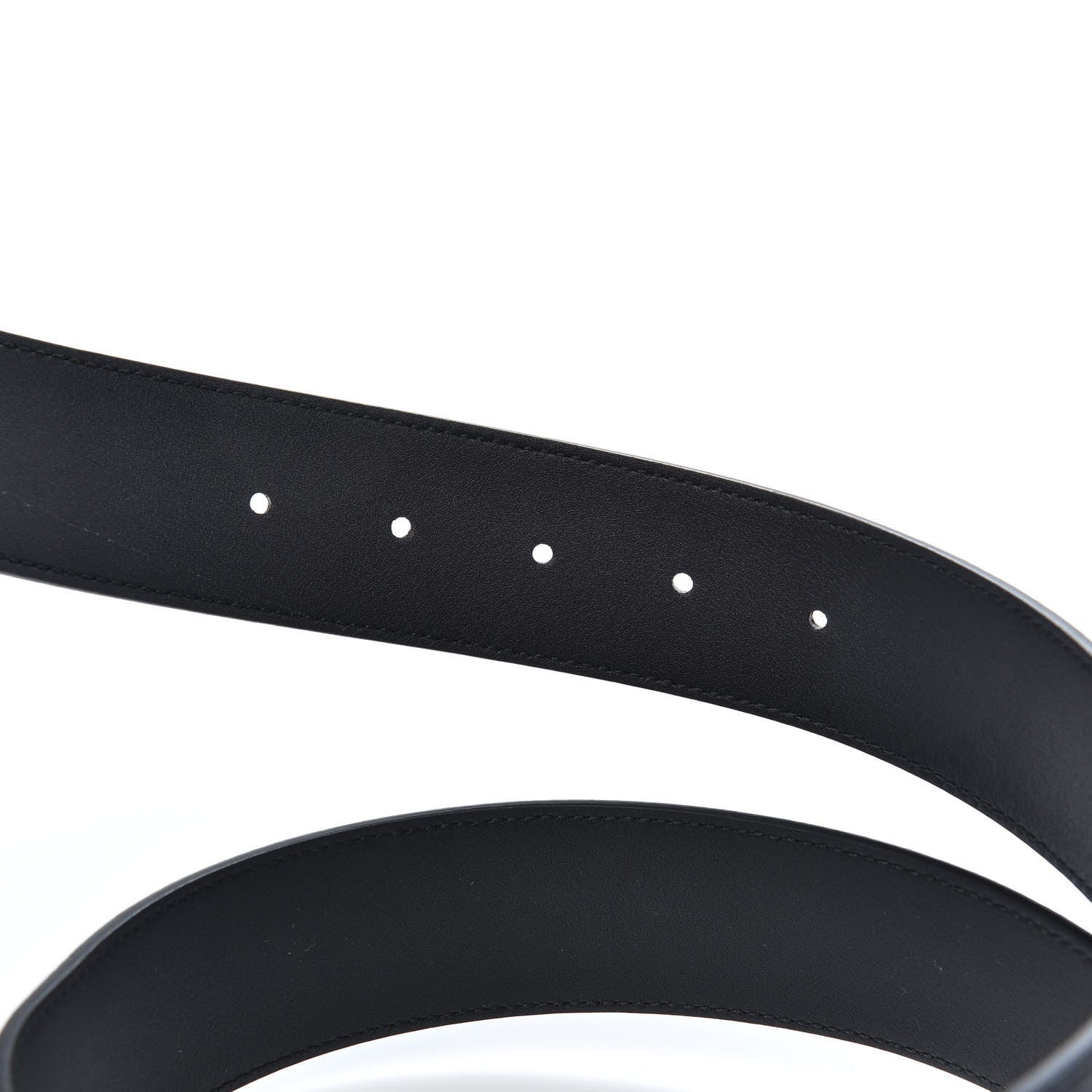 Gucci Textured Calfskin Double G 40mm Belt 90 36 Black 3 of 4