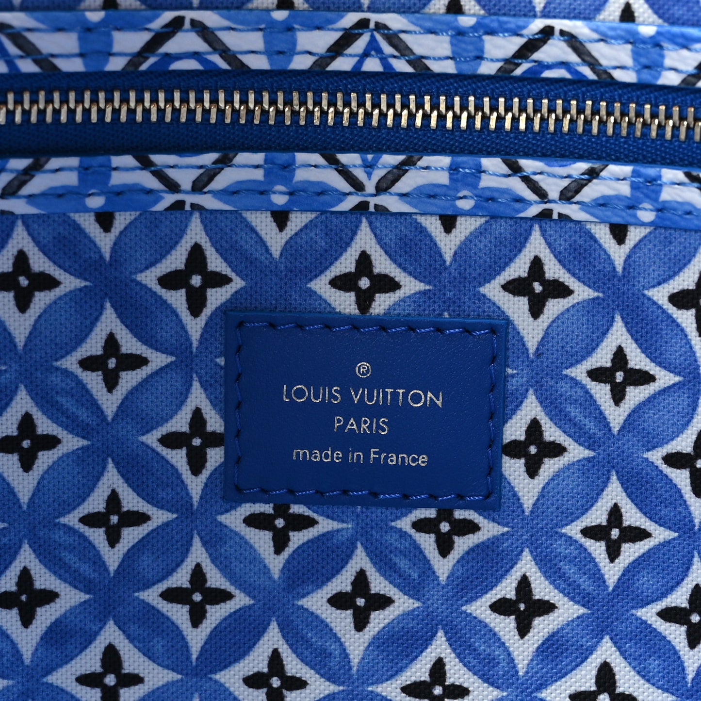 Monogram Giant By The Pool 2.0 Neverfull MM Blue
