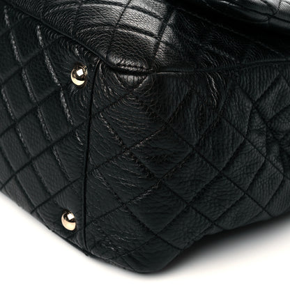 Chanel Calfskin Quilted XXL Travel Flap Bag Black 9 of 9