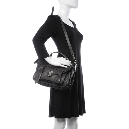 Proenza Schouler Lambskin Medium PS1 Satchel Pepe 2 of 7