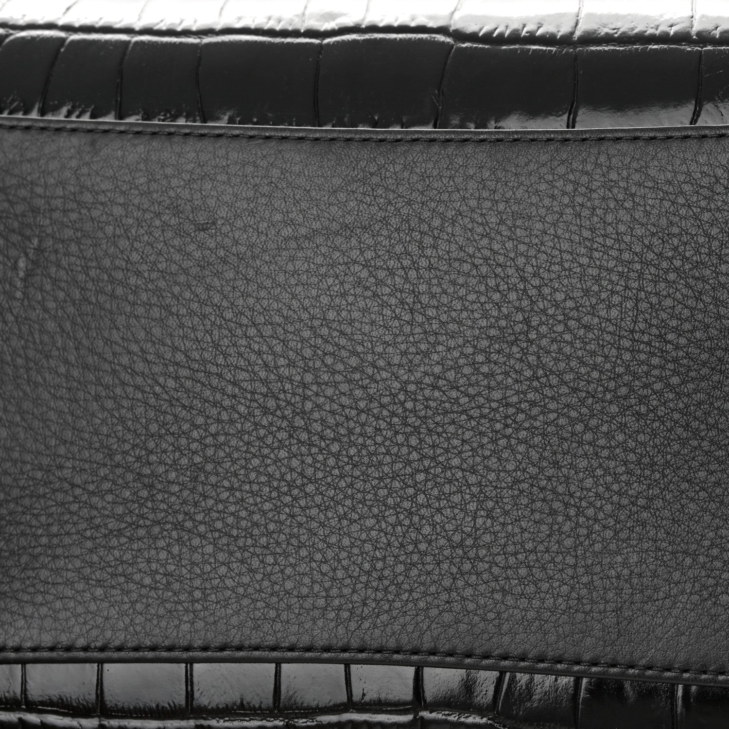 Givenchy Calfskin Crocodile Embossed Medium Antigona Black 14 of 16