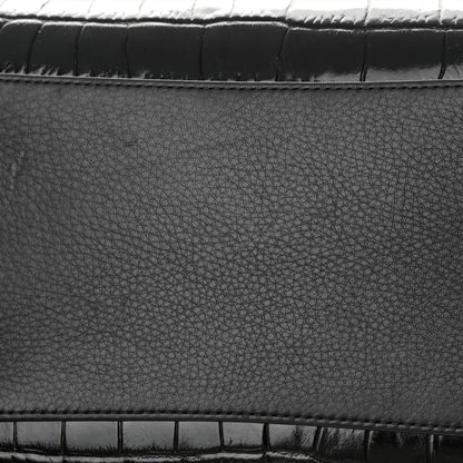 Givenchy Calfskin Crocodile Embossed Medium Antigona Black 14 of 16