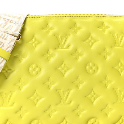 Louis Vuitton Embossed Monogram Coussin PM Vert Acide 12 of 17