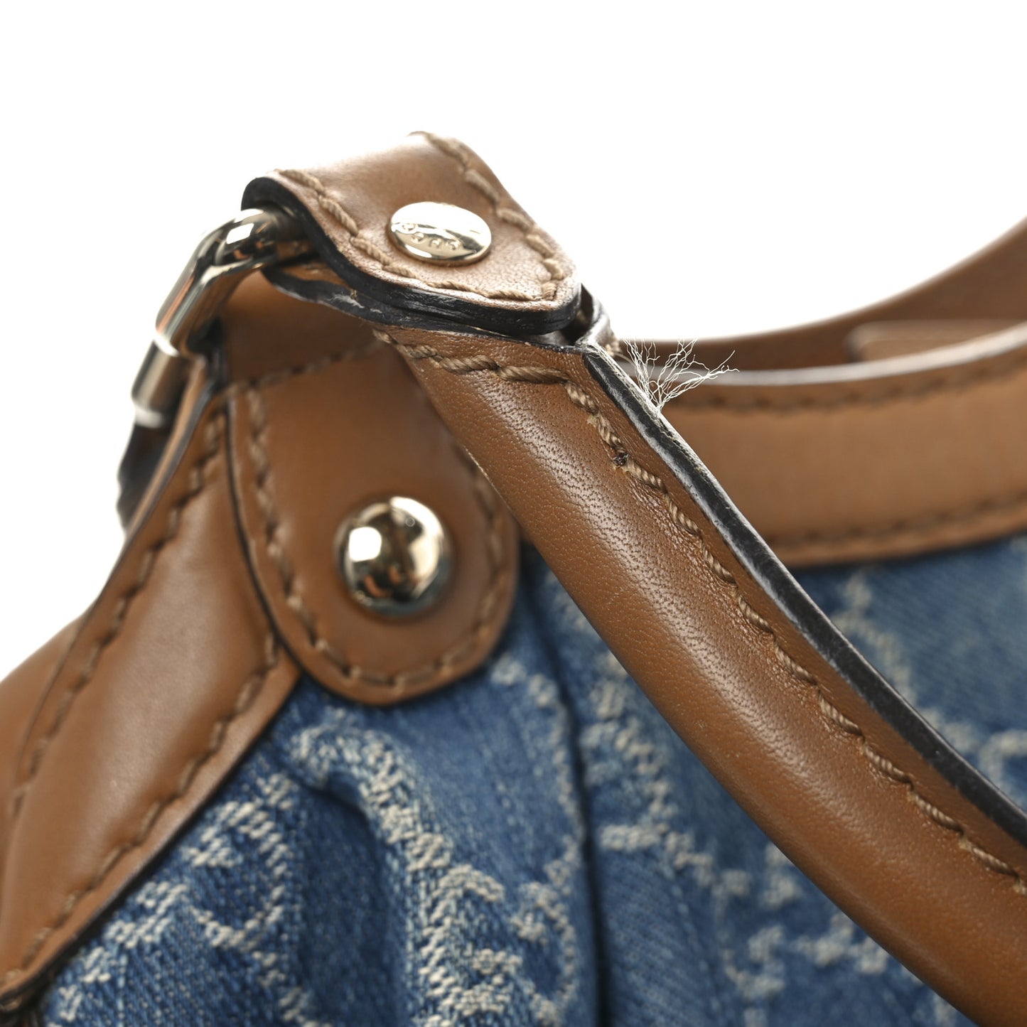 Denim Monogram Medium Sukey Tote Blue