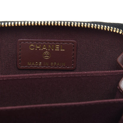 Chanel Caviar Quilted Zip Coin Purse Black 6 of 10