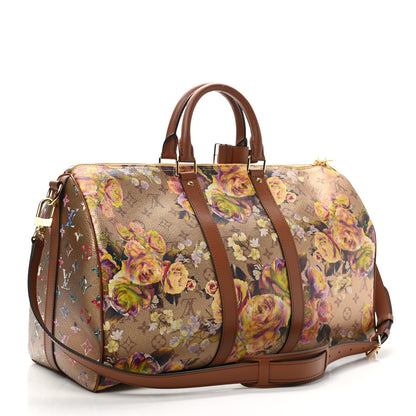 Louis Vuitton Metallic Monogram LV Garden Keepall Bandouliere 45 Gold 2 of 8