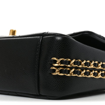 Chanel Caviar Quilted Mini CC You Flap Black 10 of 10