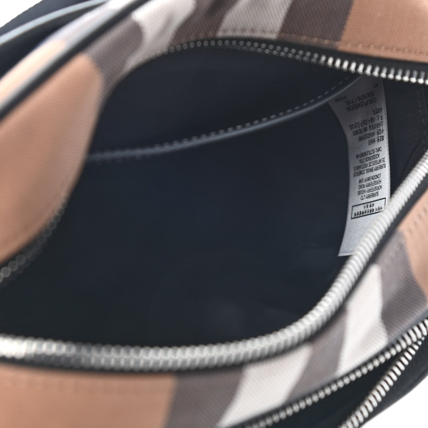 Canvas Check Paddy Messenger Birch Brown