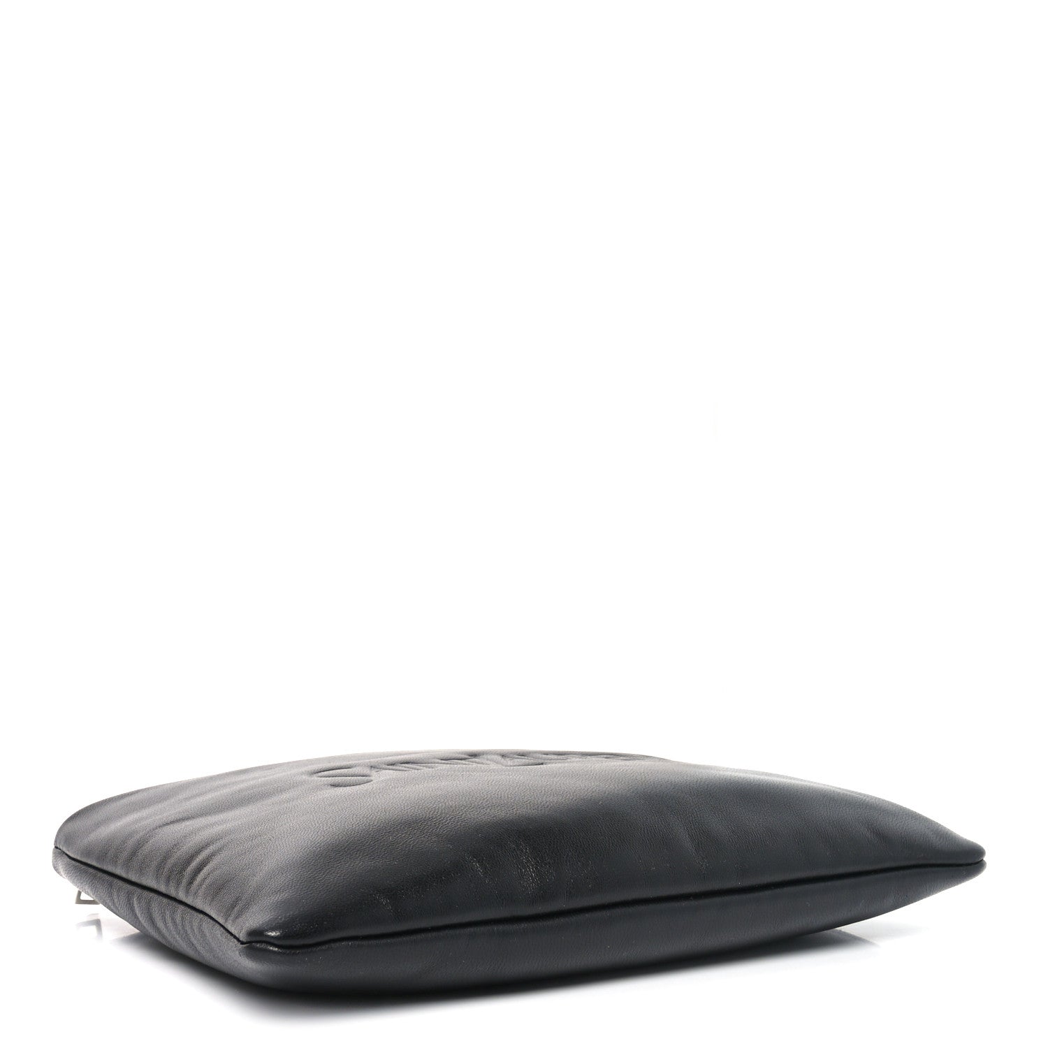 Saint Laurent Lambskin Small Puffy Pouch Black 4 of 8