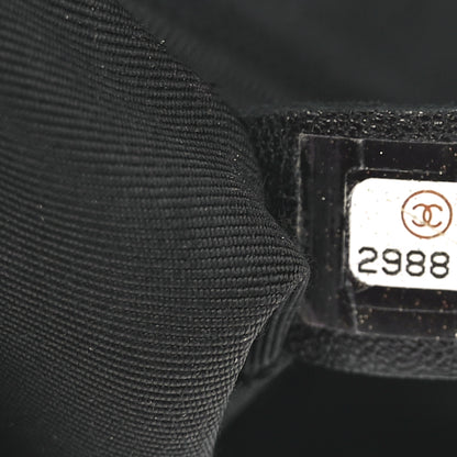 Chanel Calfskin Chain 20s Signe Waist Bag Black 7 of 10