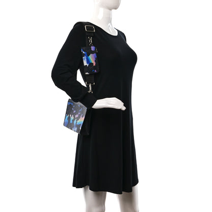 Louis Vuitton Monogram Eclipse Sunrise Room With A View Gaston Wearable Wallet Blue Purple 2 of 8