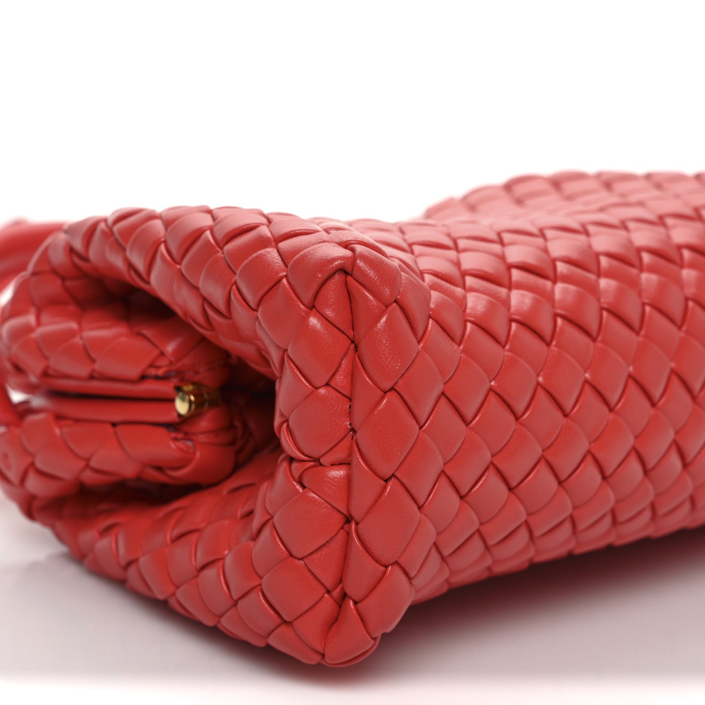 Nappa Intreccio Mini Padded Handle Bag Sunburst