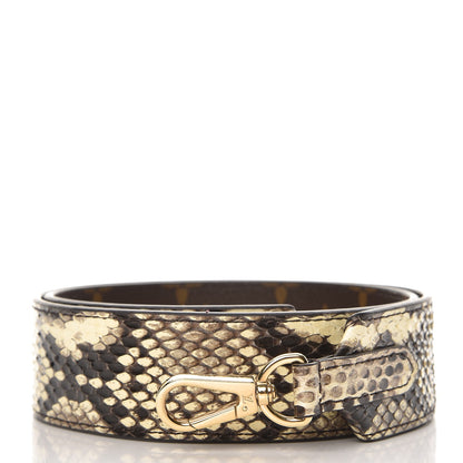 Louis Vuitton Monogram Python Bandouliere Shoulder Strap Beige Clair 1 of 6