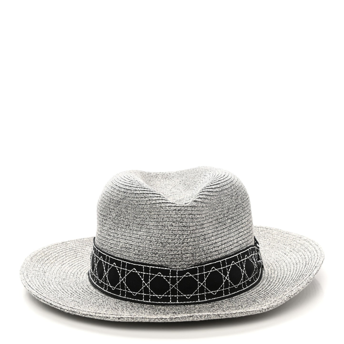Paper Woven Hat 57 Grey