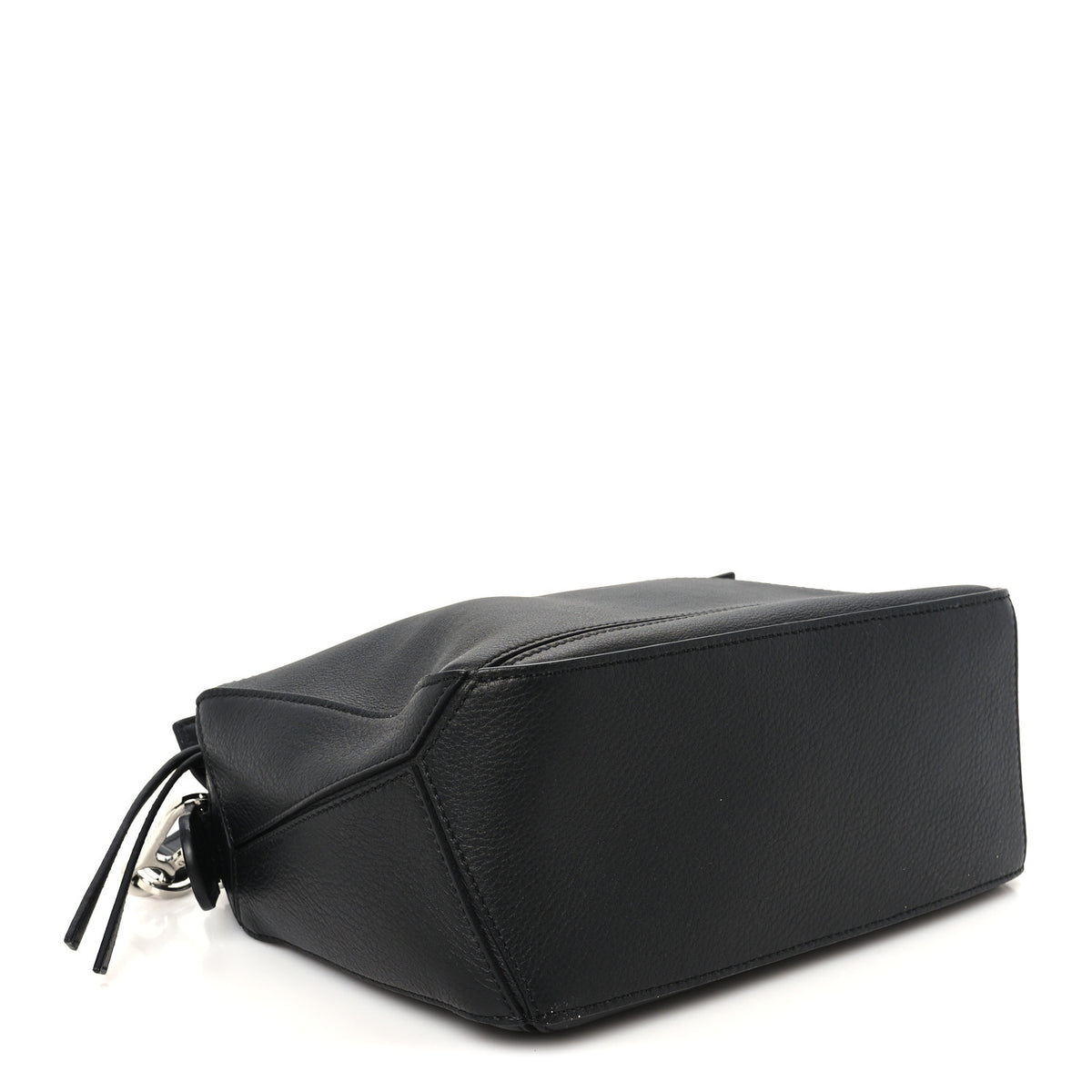 Calfskin Small Puzzle Bag Black