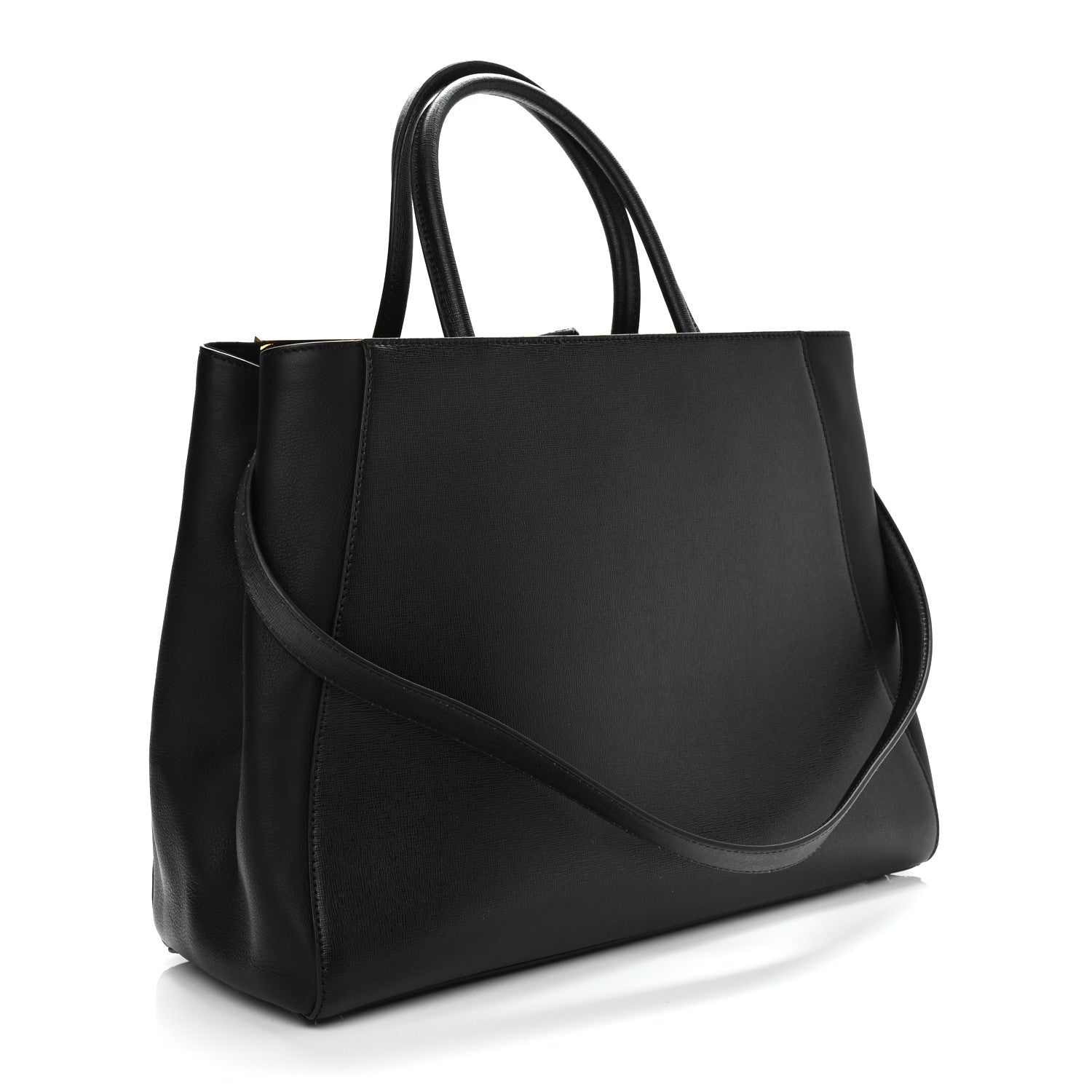 Fendi Vitello Elite Regular 2Jours Tote Black 3 of 10