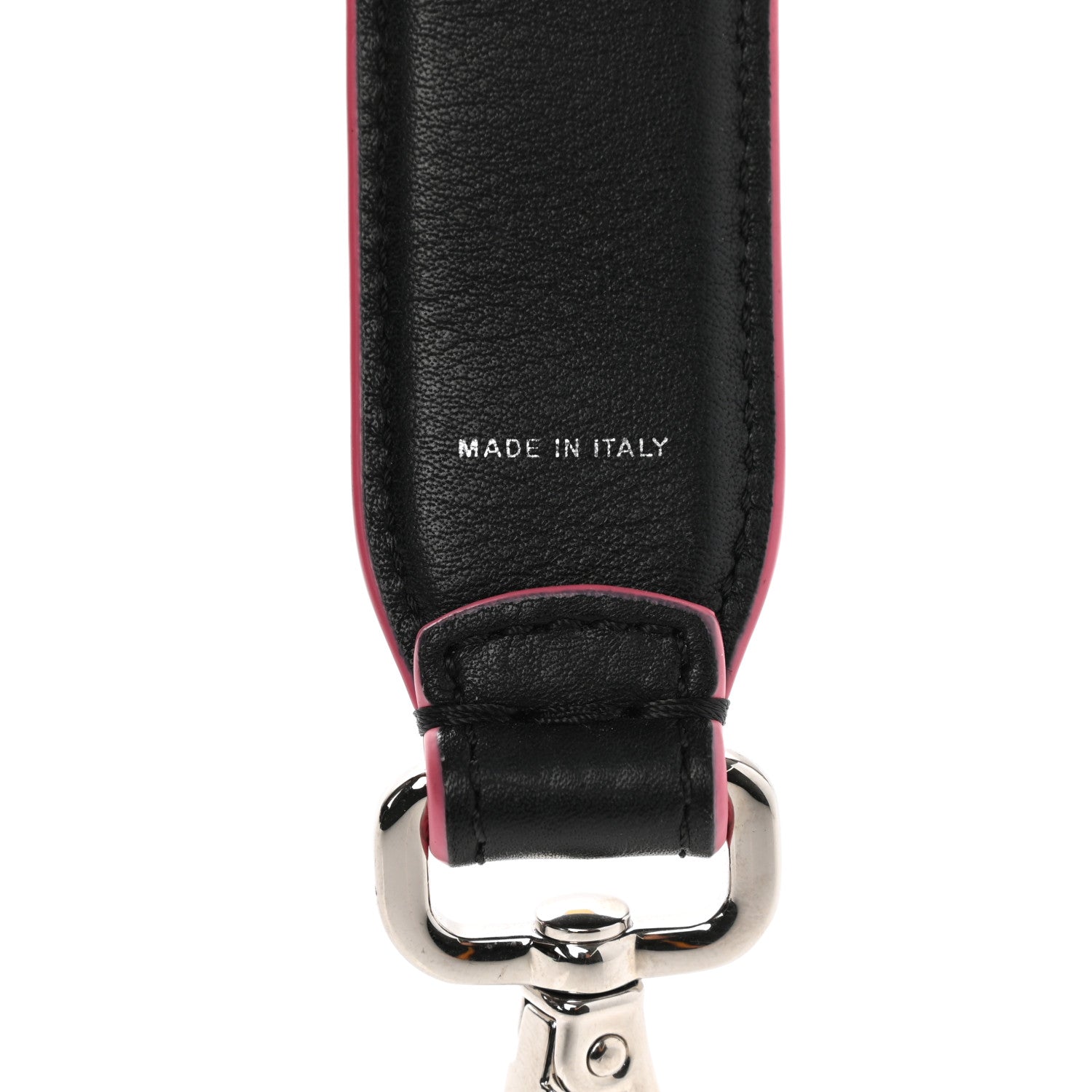 Fendi Vitello Dolce Plexiglass Studded Mini Strap You Black Multicolor 4 of 4