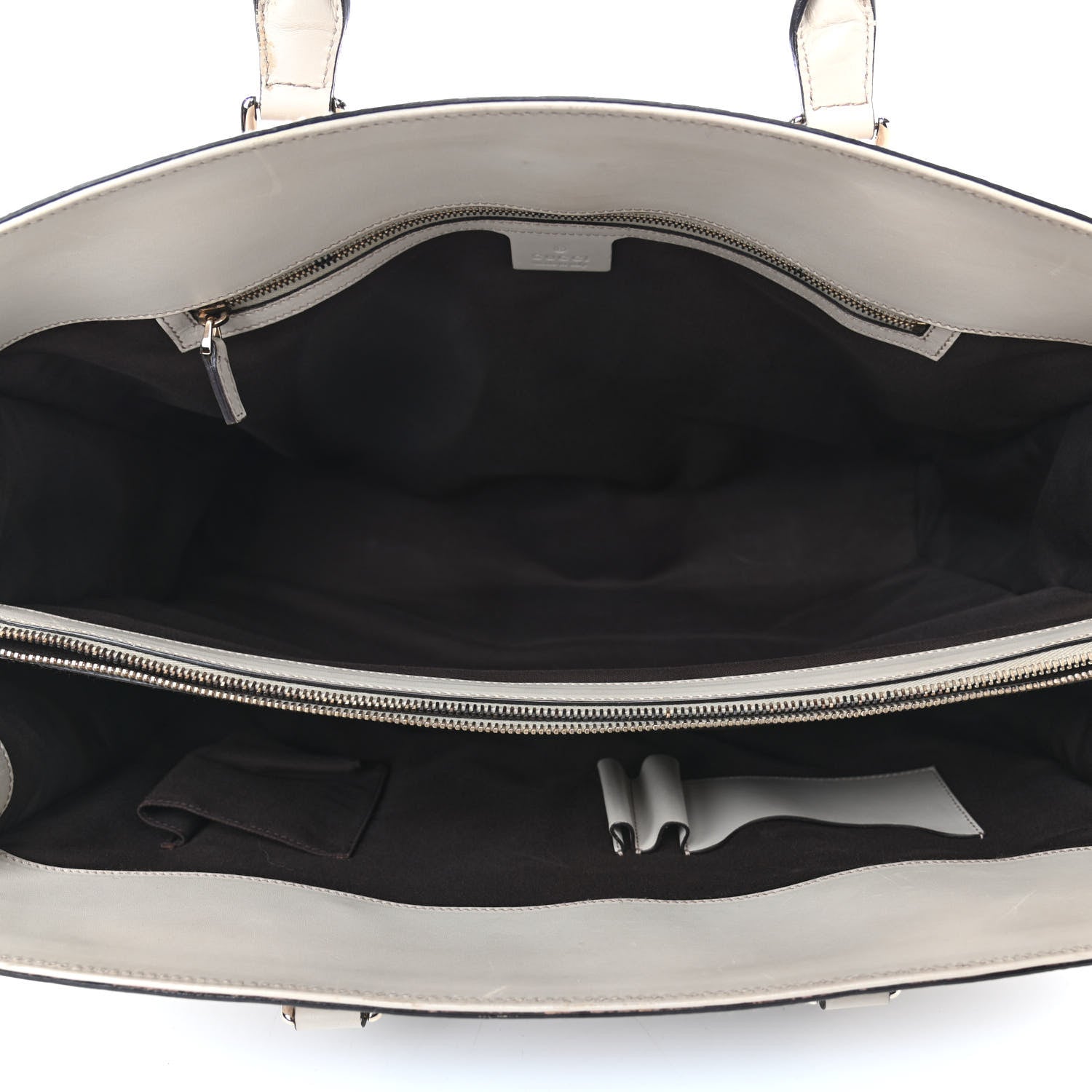 Gucci Guccissima Piston Tote Off White 4 of 19