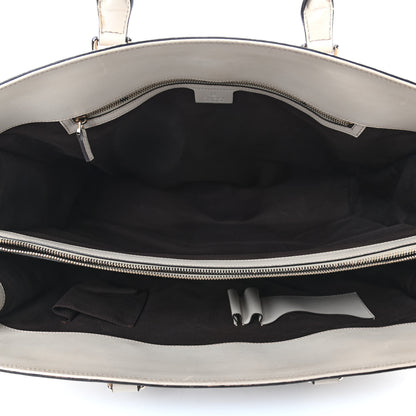 Gucci Guccissima Piston Tote Off White 4 of 19