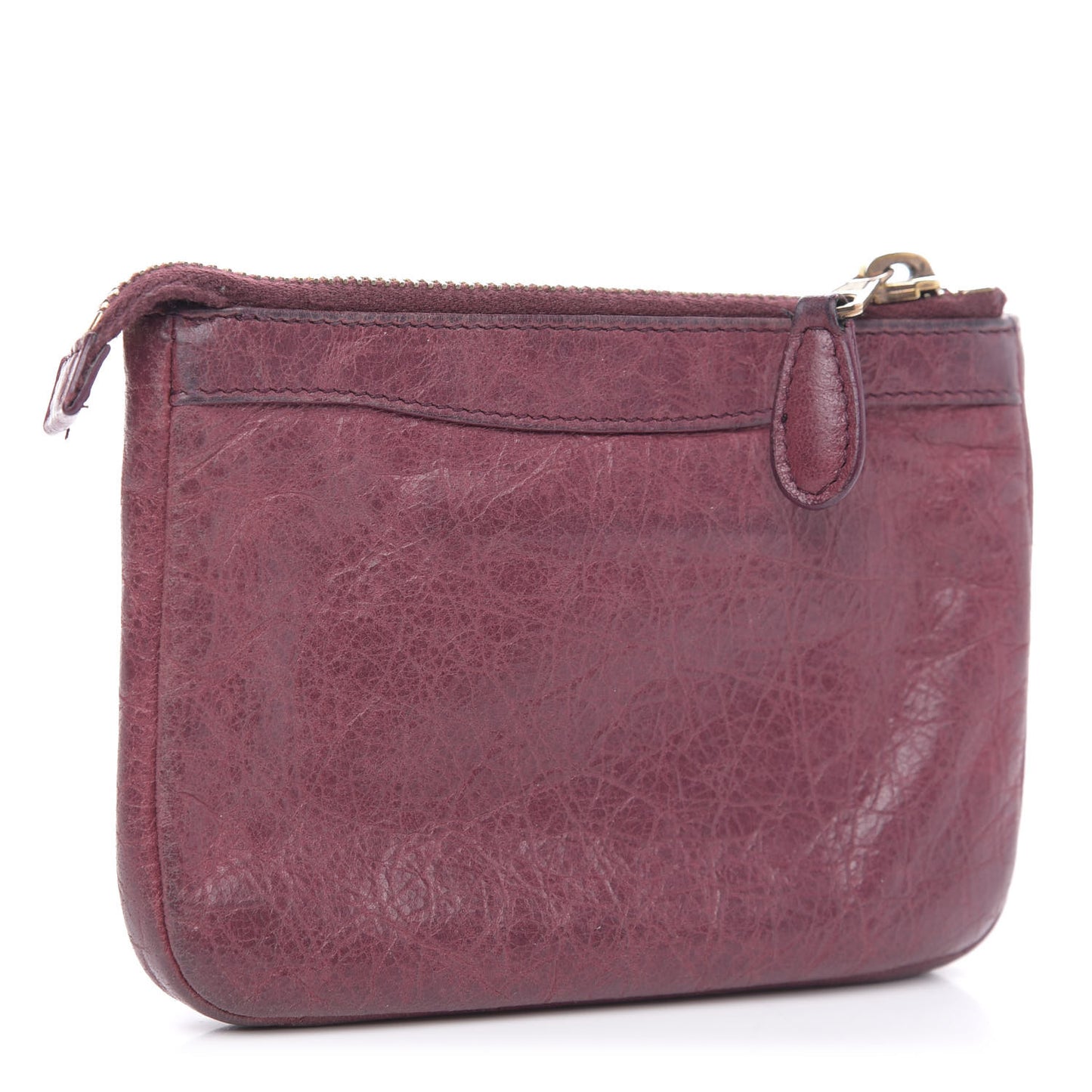 Agneau Giant 12 Gold Hardware M Porte-Monnaie Coin Purse Cassis