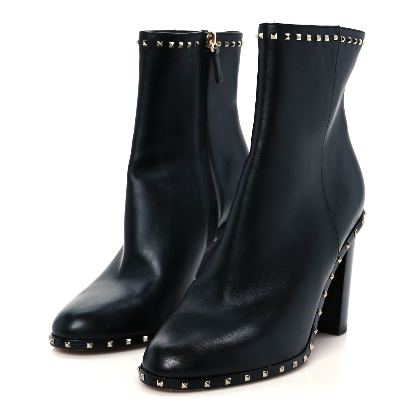 Nappa Soul Rockstud 90mm Ankle Boots 40 Black