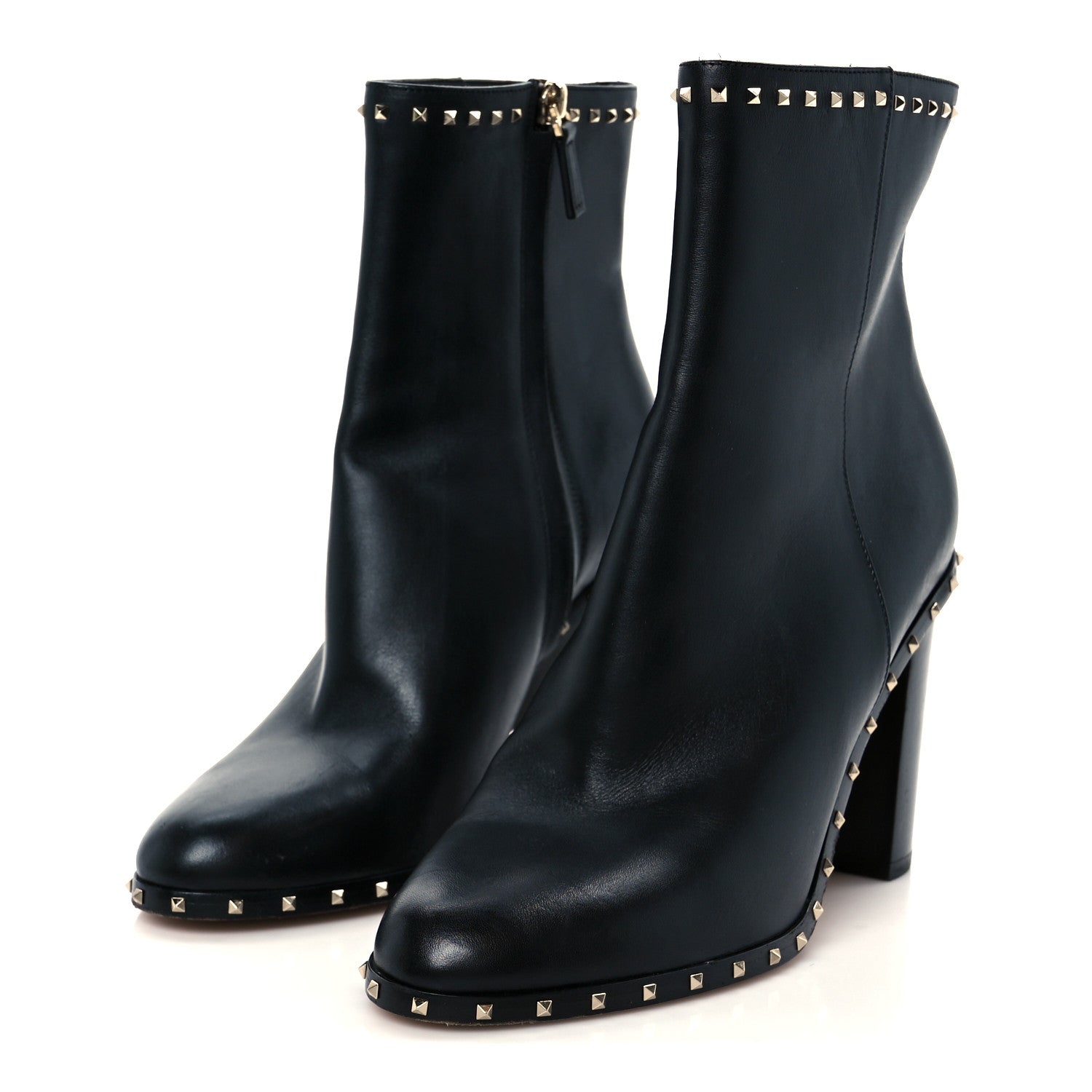 Valentino Garavani Nappa Soul Rockstud 90mm Ankle Boots 40 Black 4 of 10