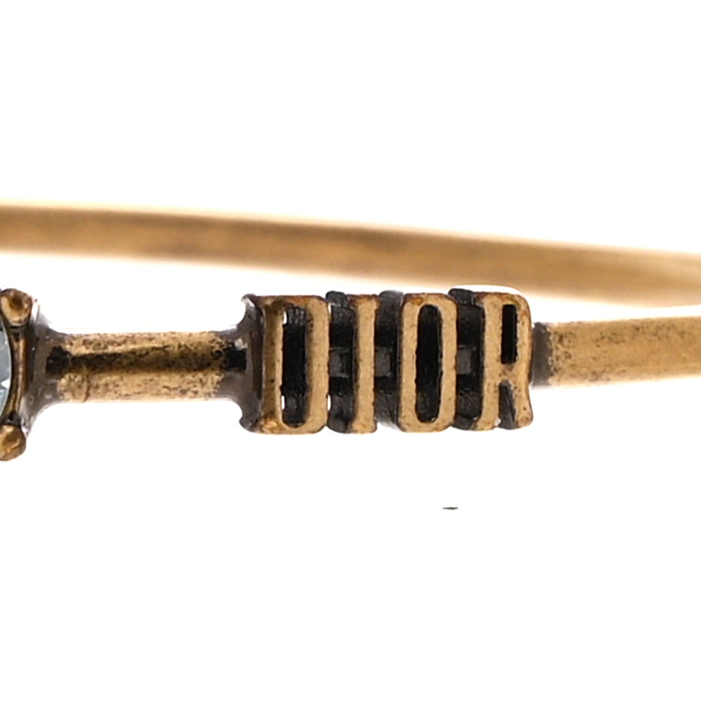 Metal Crystal Dio(r)evolution Bracelet Set Gold