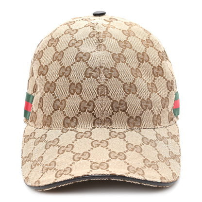 Gucci Monogram Web Baseball Hat M Beige Cocoa 3 of 10