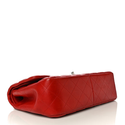 Chanel Lambskin Quilted Jumbo Double Flap Red 4 of 16