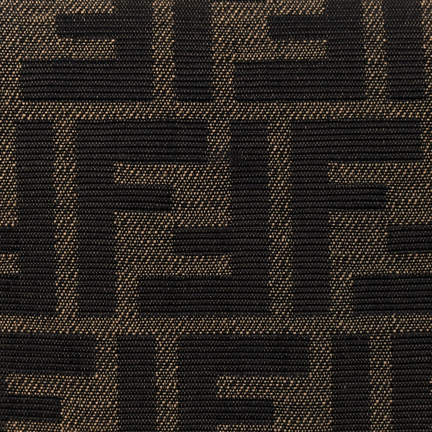 Fabric Jacquard FF 1974 Mini Baguette Tobacco Moro Black