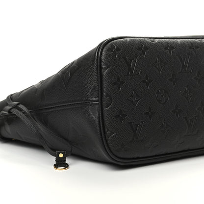 Louis Vuitton Empreinte Monogram Giant Neverfull MM Black 7 of 9