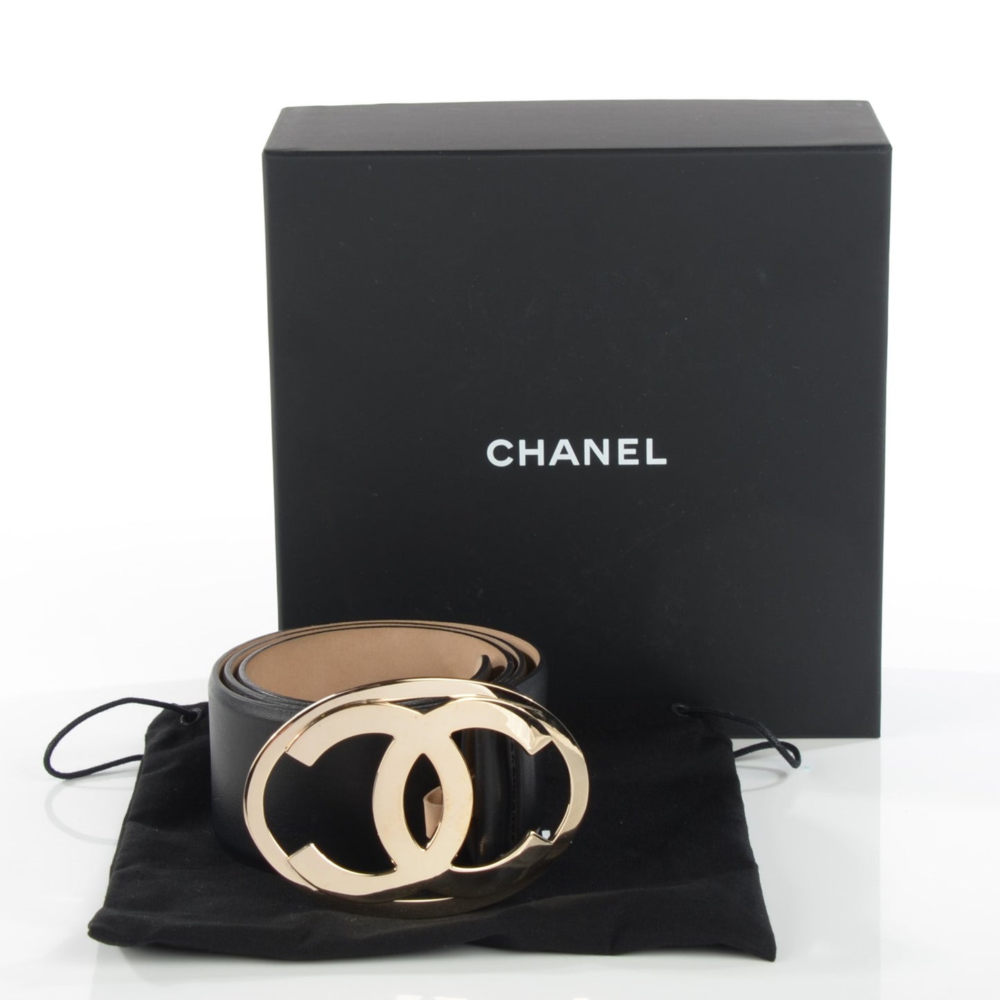 Calfskin CC Belt 75 30 Black