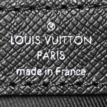 Louis Vuitton Taiga Monogram Eclipse Keepall Bandouliere 50 Black 6 of 9