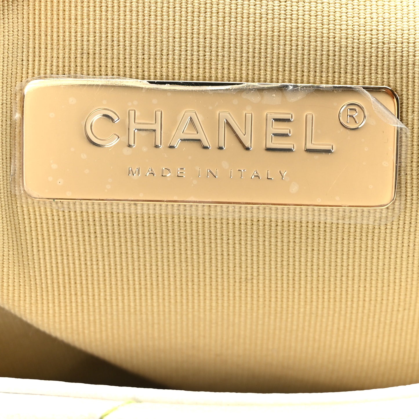 Printed Goatskin Quilted Medium Chanel 19 Flap White Multicolor